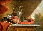 Nicolas de Largilliere Nature morte a l aiguiere oil painting on canvas